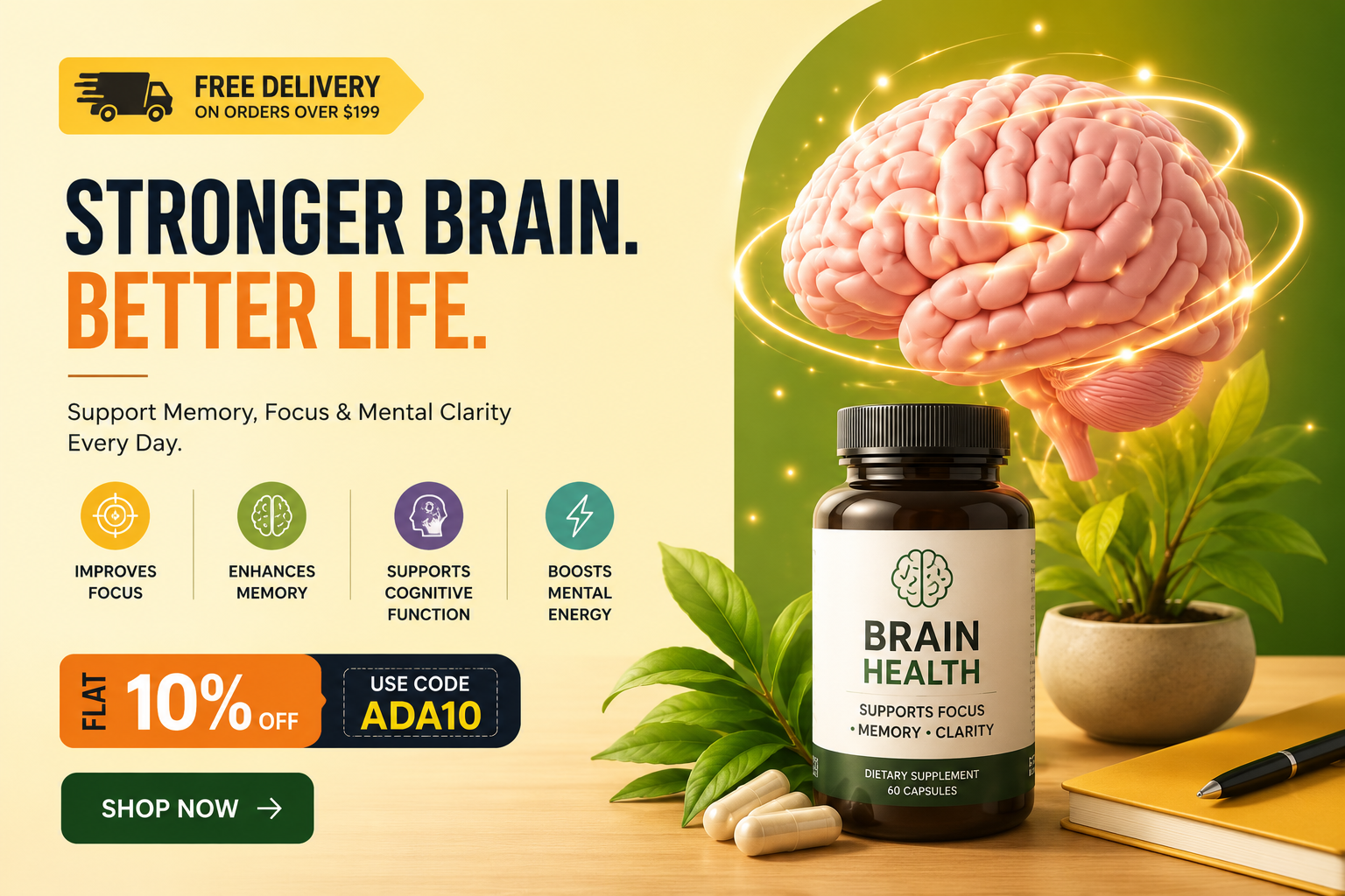 Strong Brain Banner